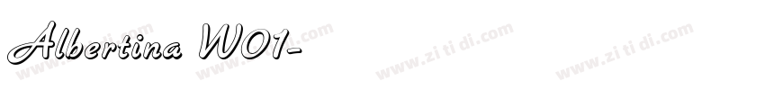 Albertina W01字体转换